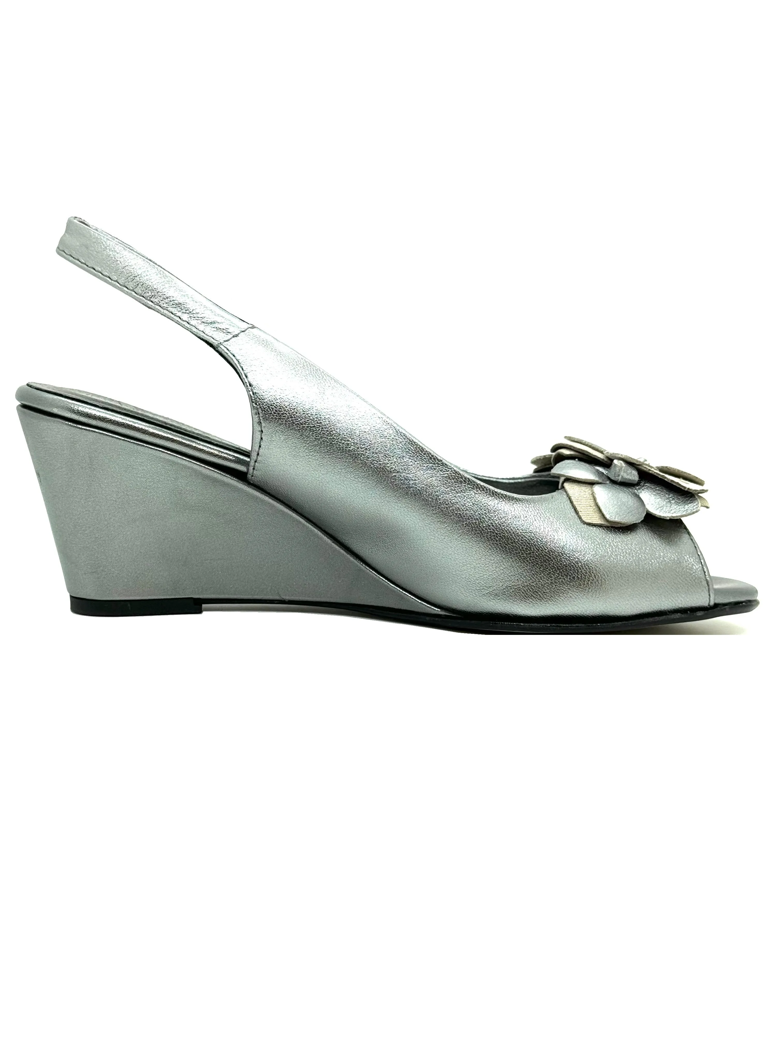 Peep Toe Wedge Sandal