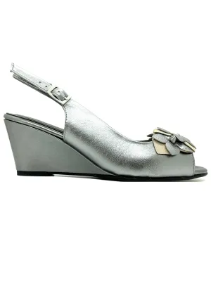 Peep Toe Wedge Sandal