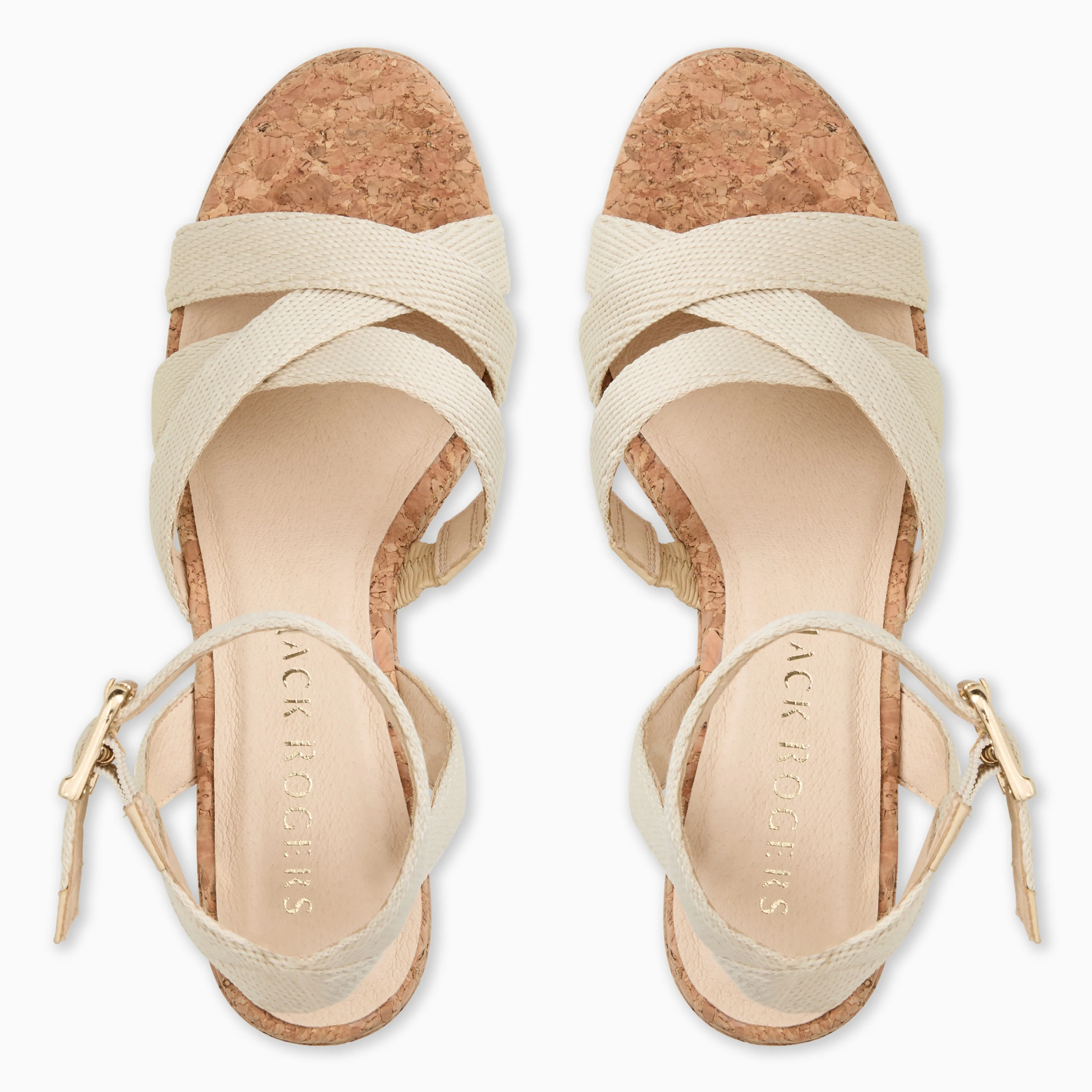 Pippa Canvas Platform Wedge padded insole