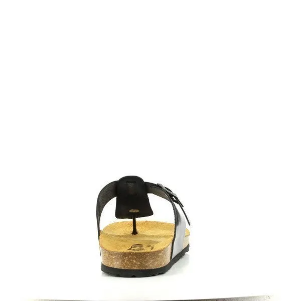 Plakton 100012 Black Thong Sandals