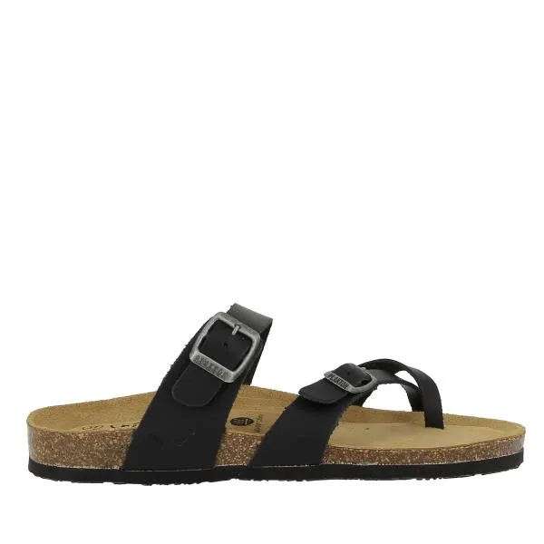 Plakton 181032 Black Thong Sandals