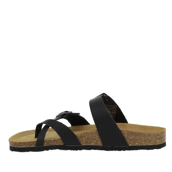Plakton 181032 Black Thong Sandals