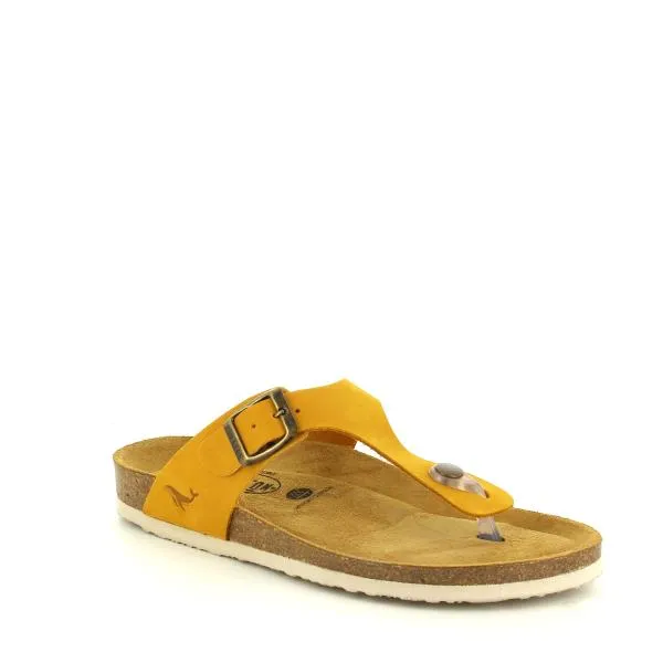 Plakton 181671 Yellow Thong Sandals