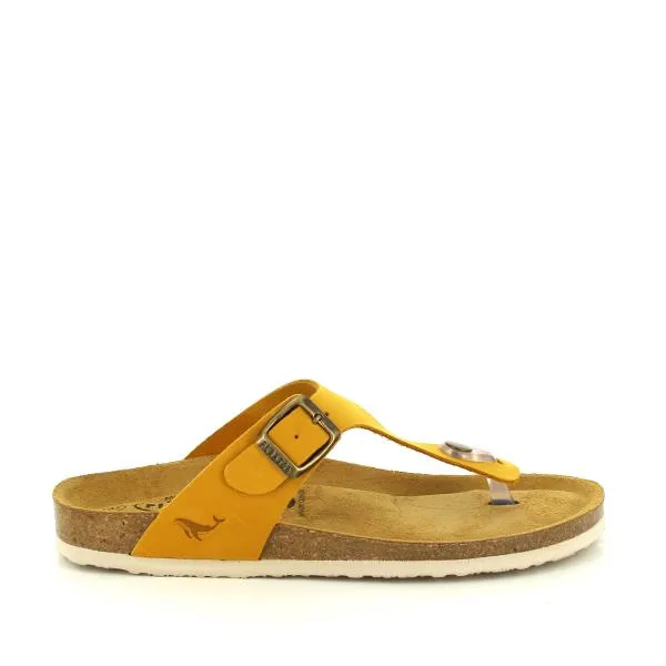Plakton 181671 Yellow Thong Sandals
