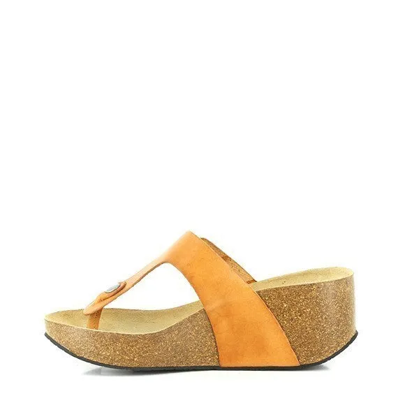 Plakton 271672 Yellow Thong Wedges