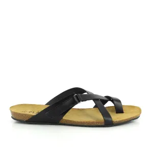 Plakton 575125 Black Thong Women's Sandals