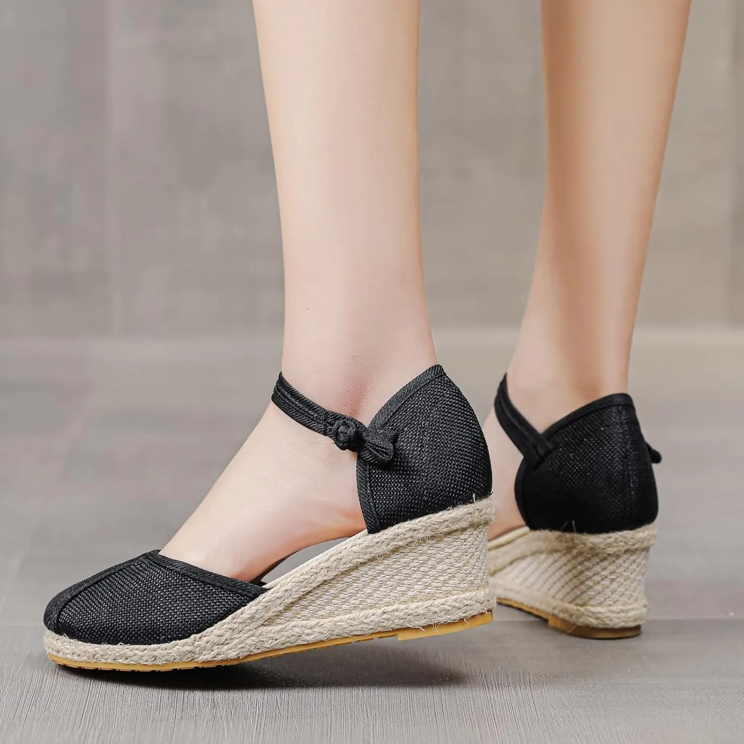 Platform Sandals Women Slip on Wedge Sandal Comfortable Wedge Shoes Womens Sandals Comfortable Dressy