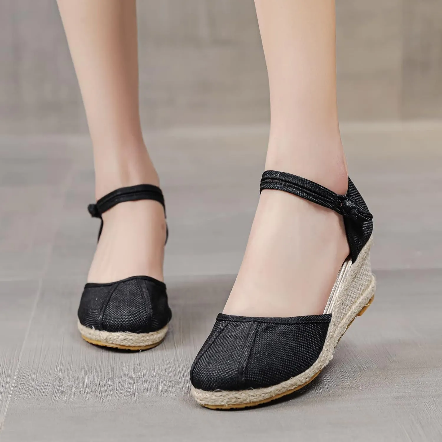Platform Sandals Women Slip on Wedge Sandal Comfortable Wedge Shoes Womens Sandals Comfortable Dressy