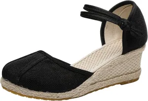 Platform Sandals Women Slip on Wedge Sandal Comfortable Wedge Shoes Womens Sandals Comfortable Dressy