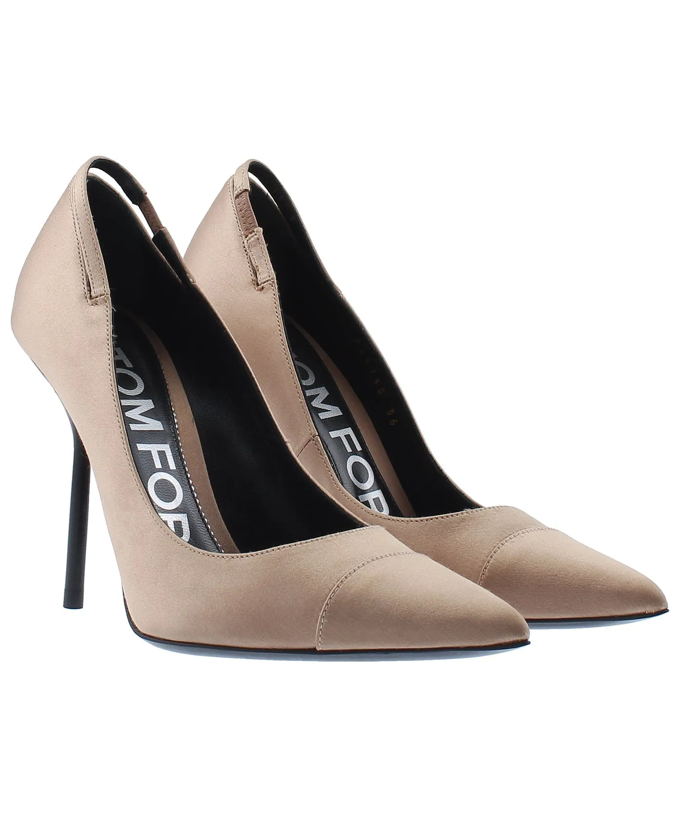 Pointed Slingback Leather Pumps