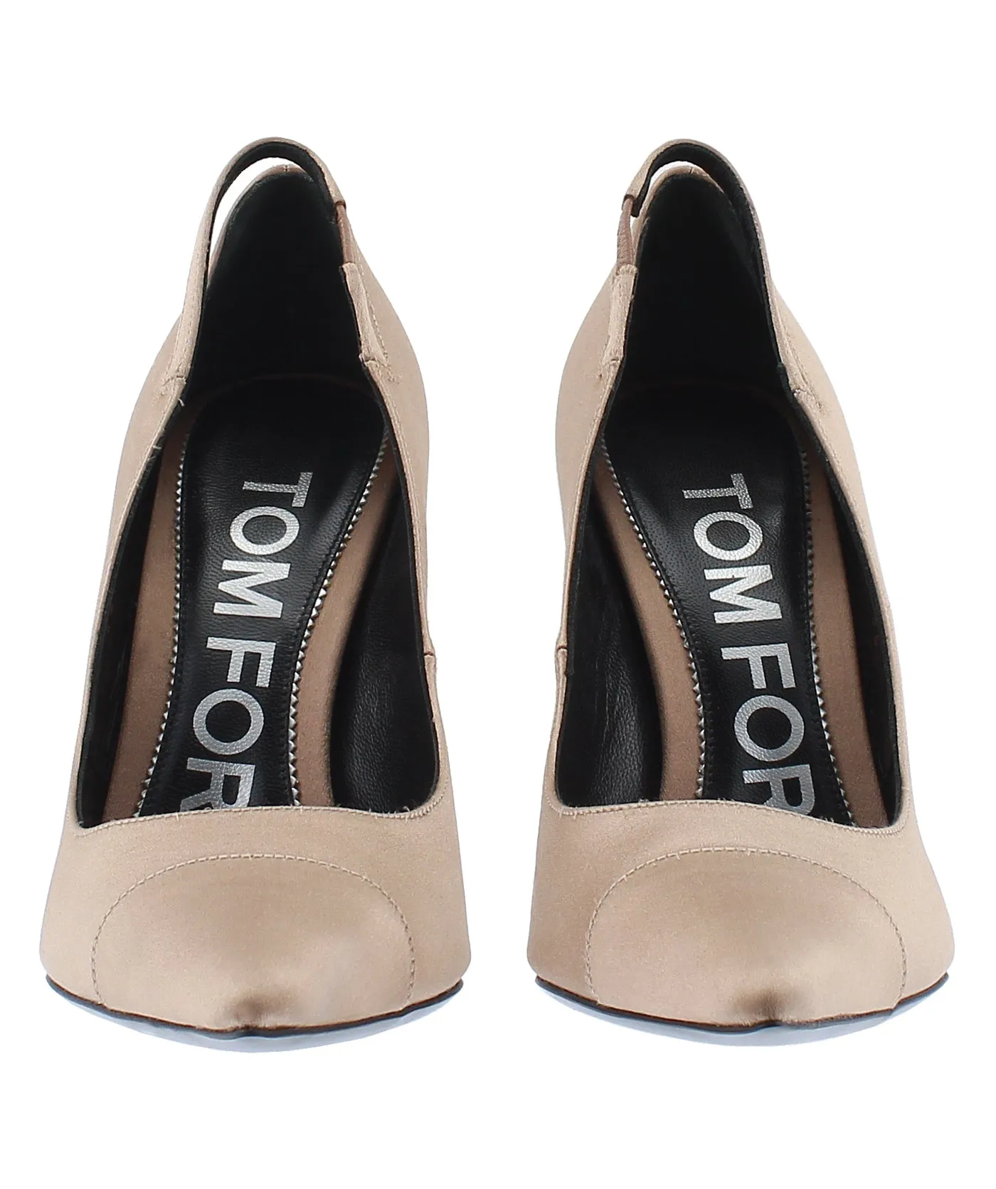 Pointed Slingback Leather Pumps