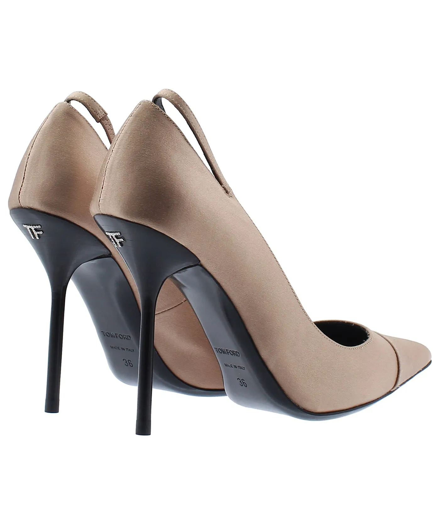 Pointed Slingback Leather Pumps