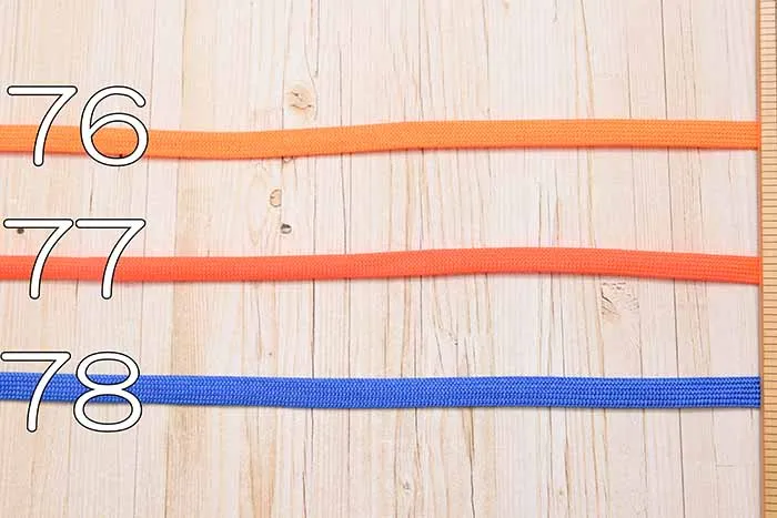 Polyester code neon color about 8mm width