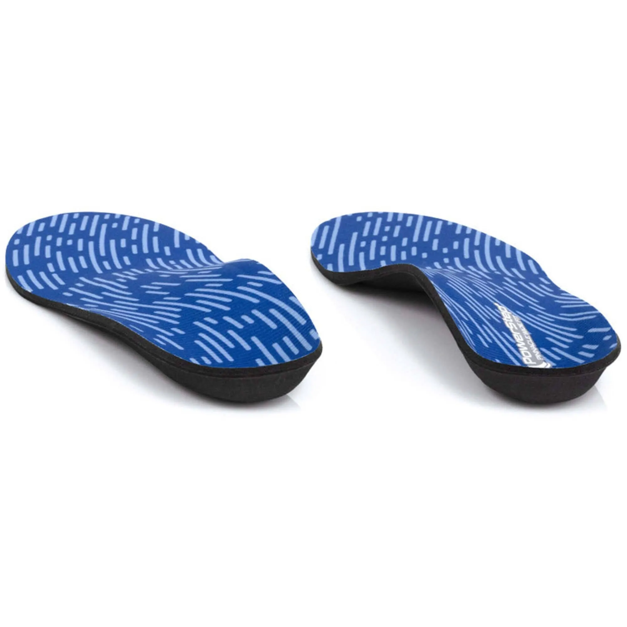 PowerStep Insoles - Pinnacle Wide Fit Polyester Royal Blue Insoles