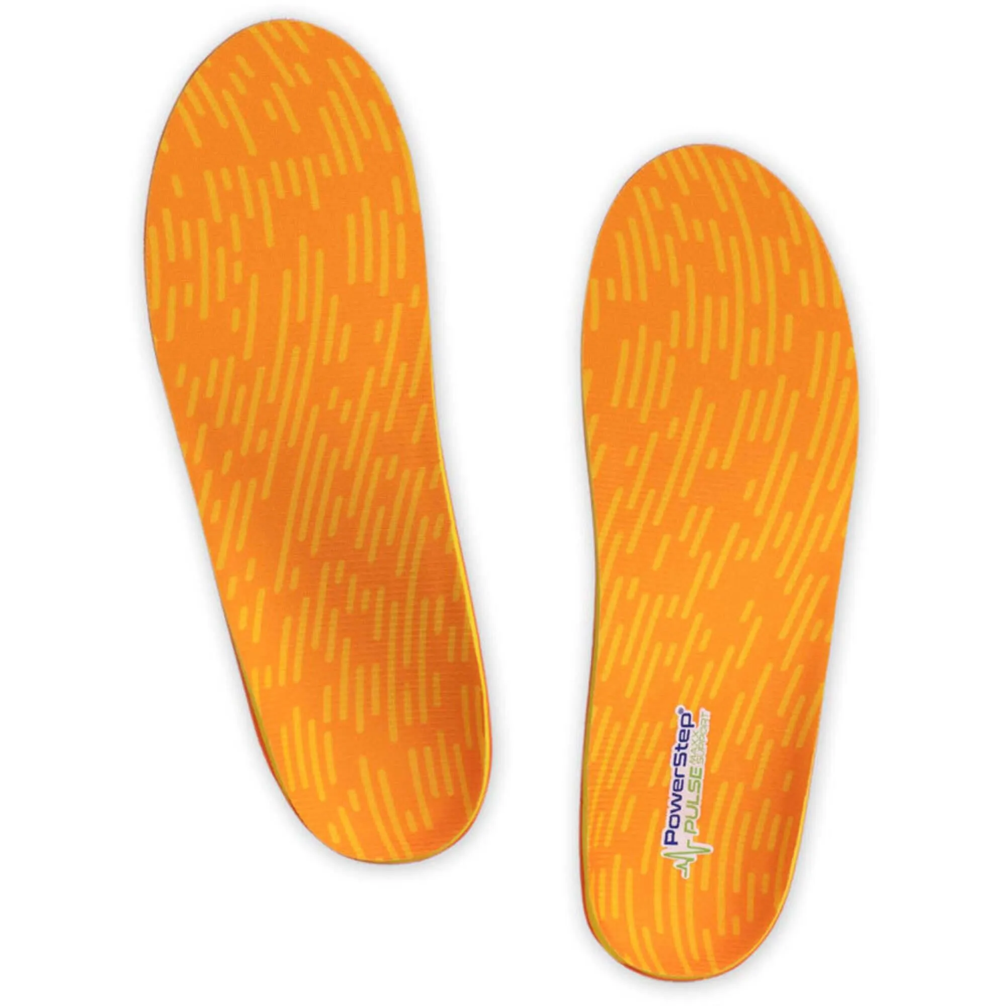 PowerStep Insoles - Pulse Maxx Running Shoe Insert Orange Insoles
