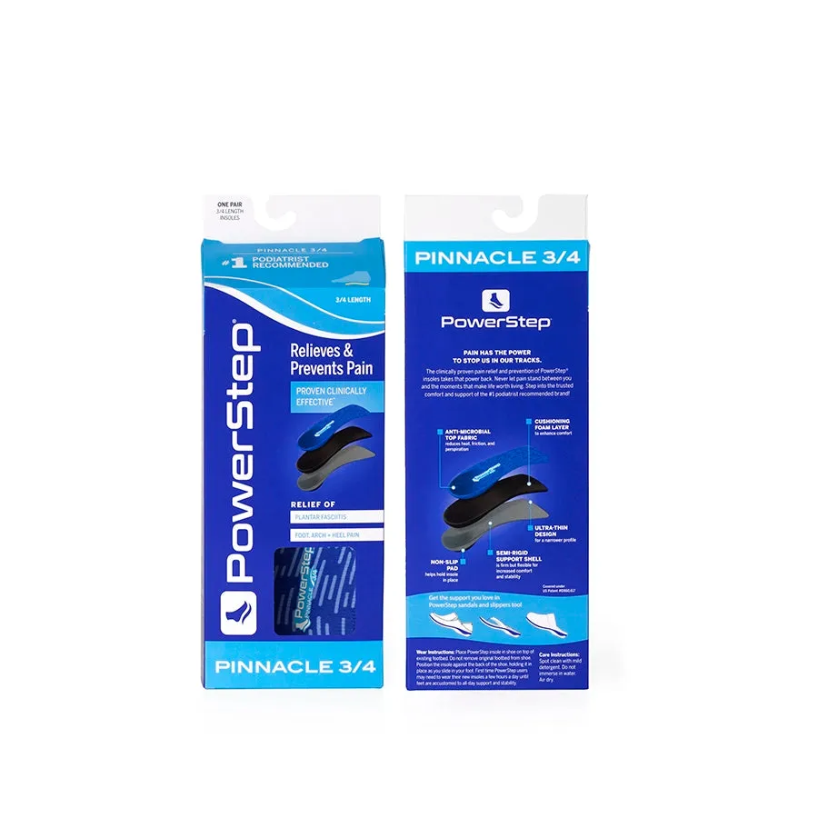 PowerStep Pinnacle 3/4-Length Insoles