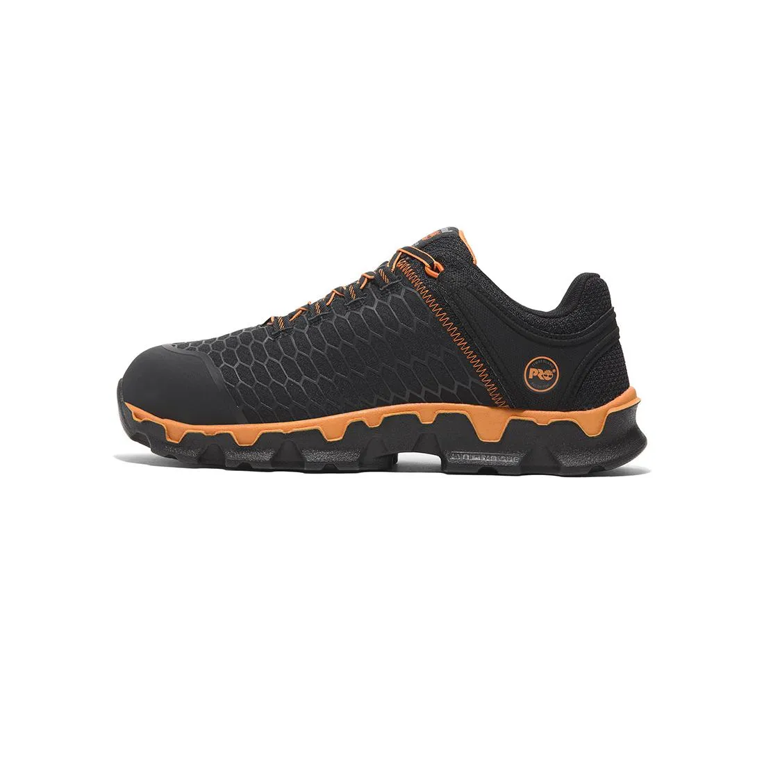 Powertrain Sport Alloy-Toe Work Shoe Black Orange