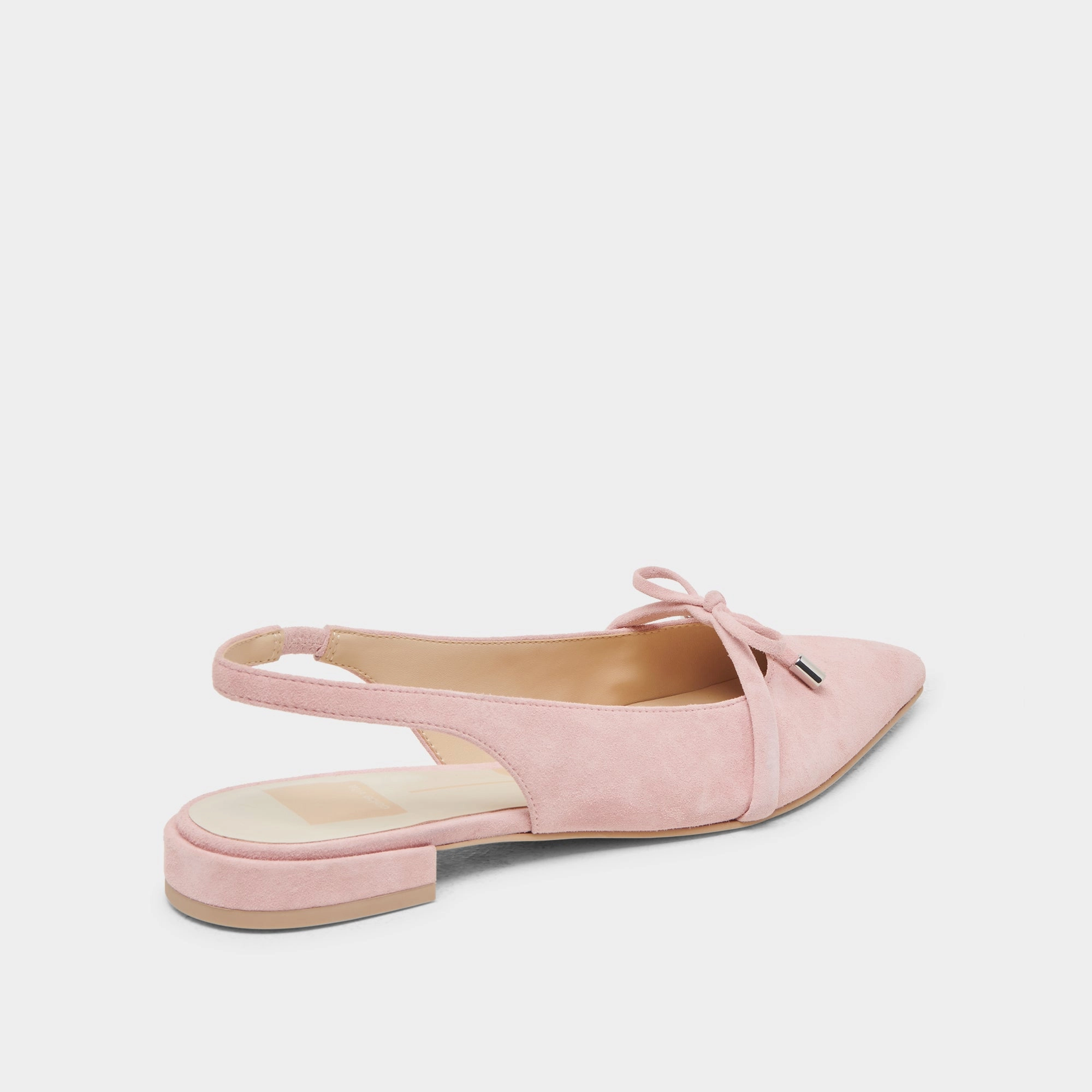 View Glow PAYGE FLATS PETAL PINK SUEDE