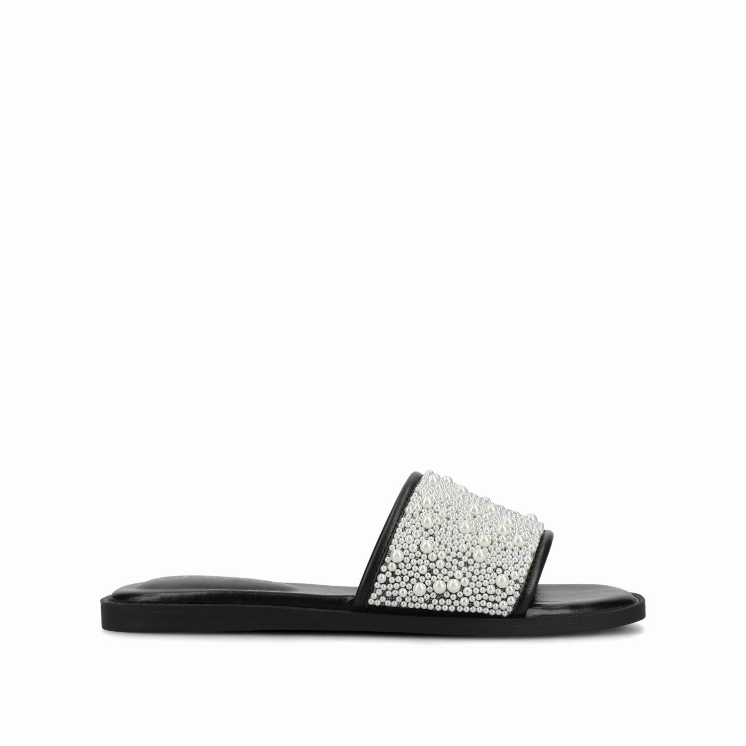 rubber PRECLY EVENING FLAT SANDALS