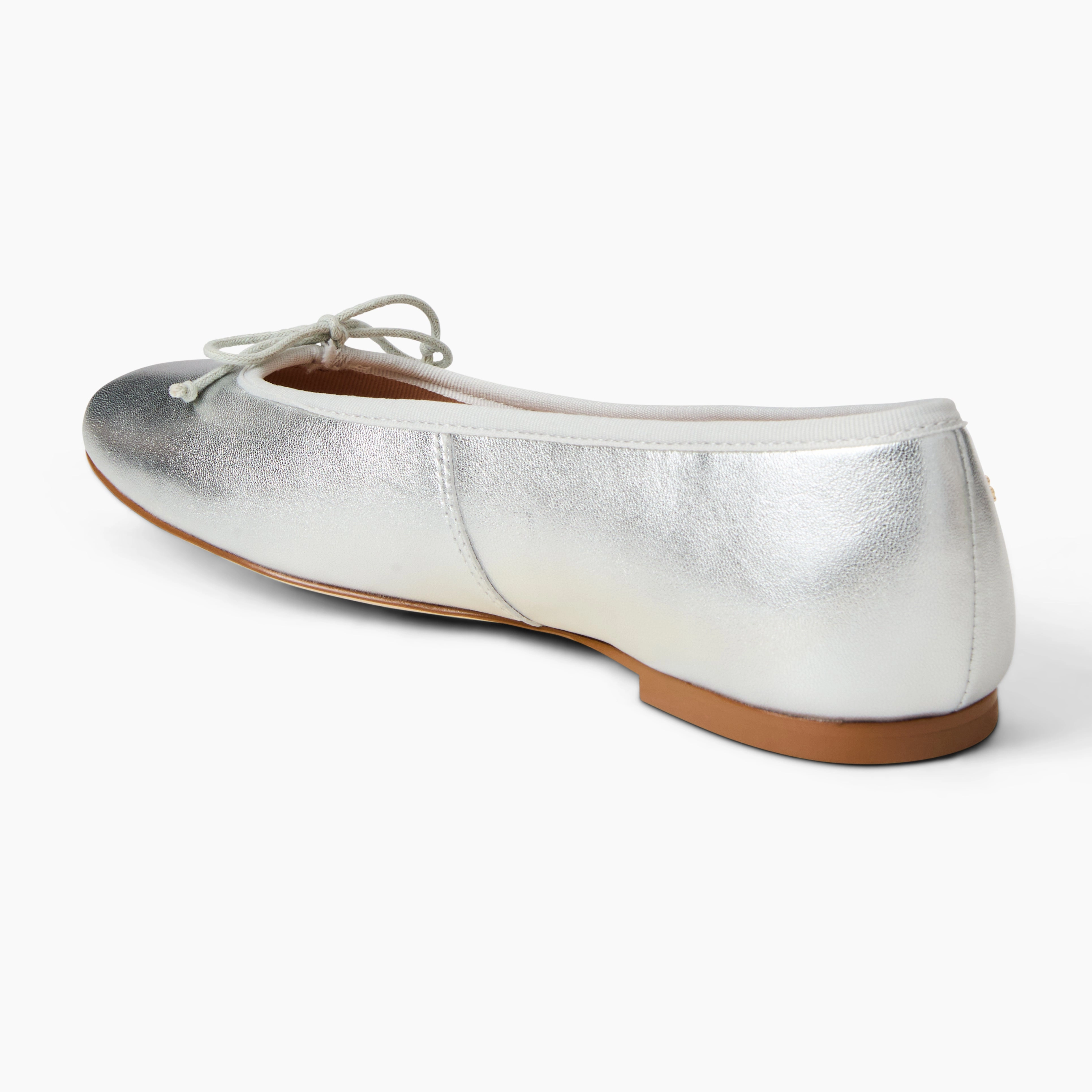 Bettie Leather Ballet Flat Harbor Glow
