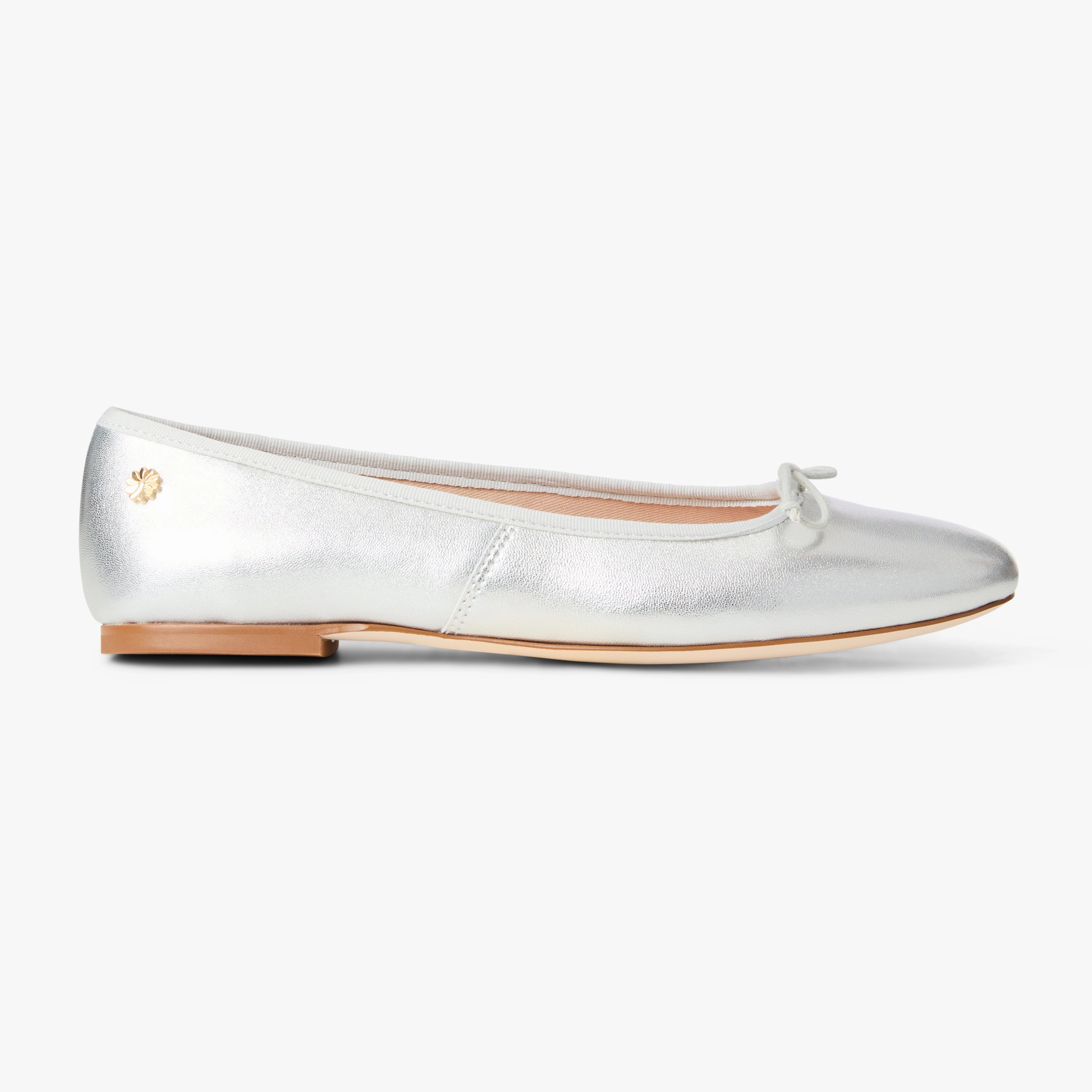 Sun Bay Minimalist Vibe Bettie Leather Ballet Flat