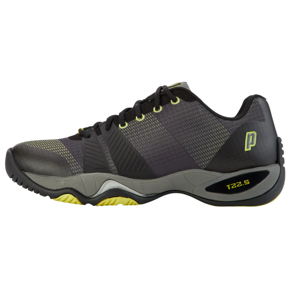 Prince T22.5 Men's Tennis Shoe (Black/Yellow)