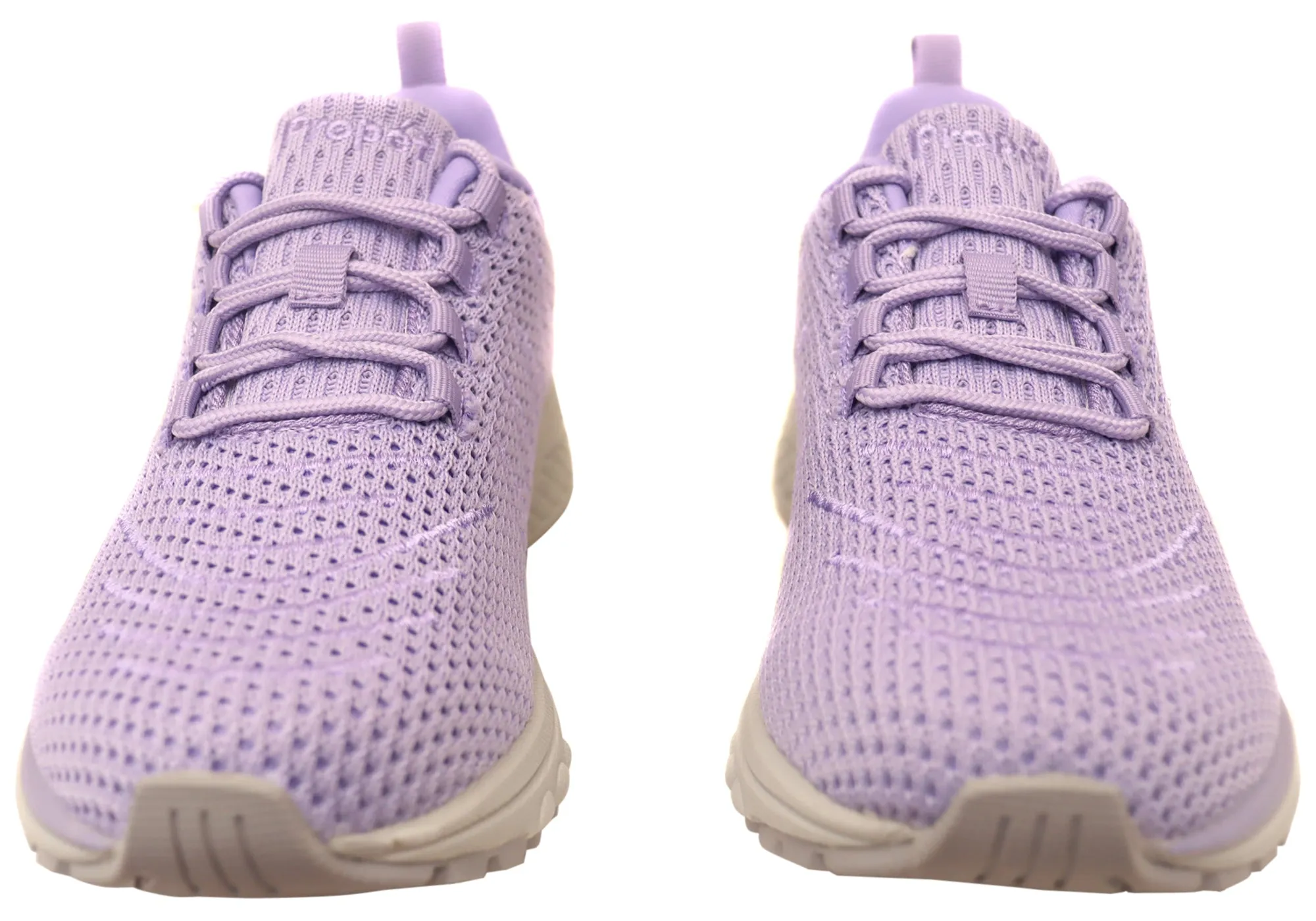 Propet Womens Tour Knit Comfortable Wide Width Walking Shoes