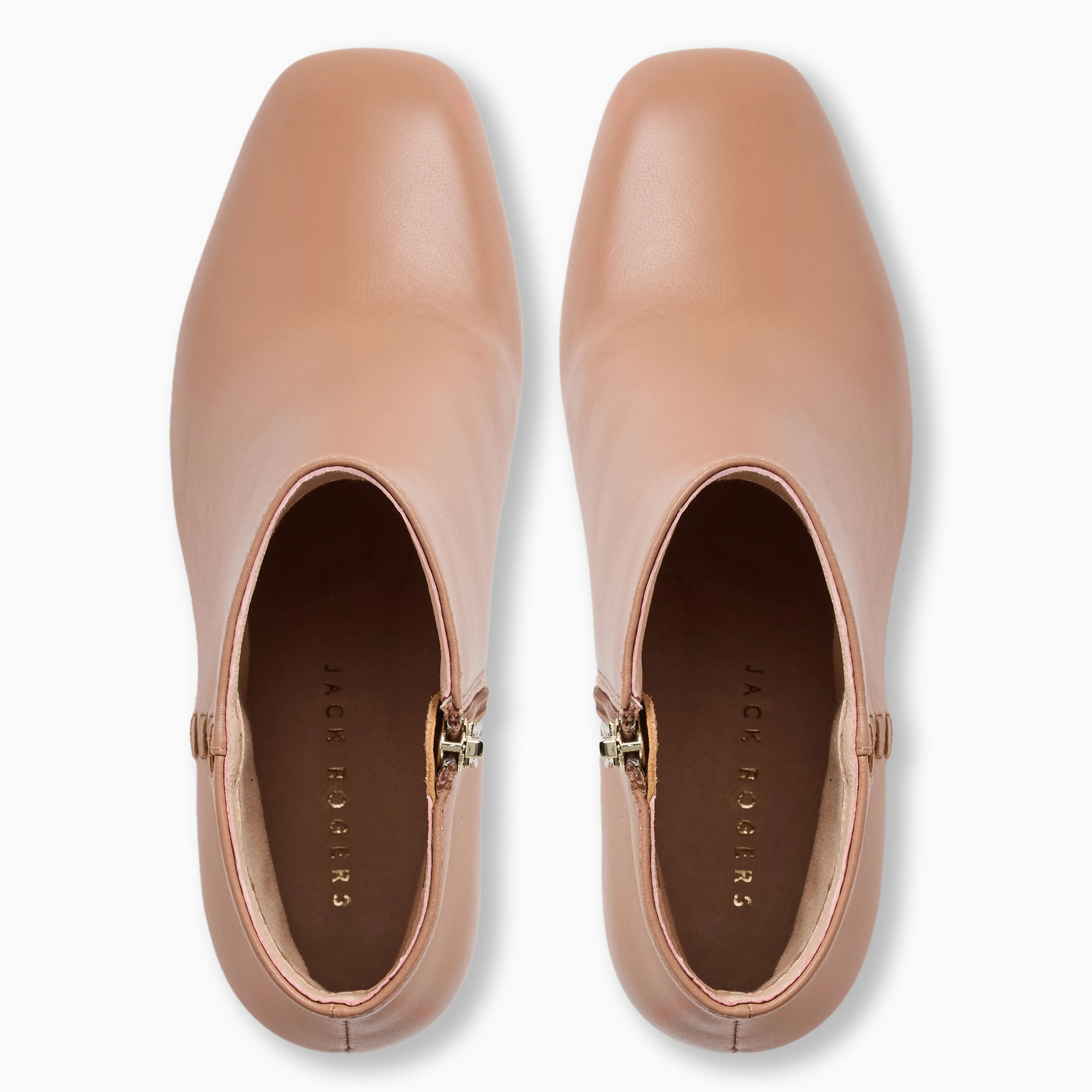 Augustine Leather Block Heel Bootie Shank Outdoor Tough