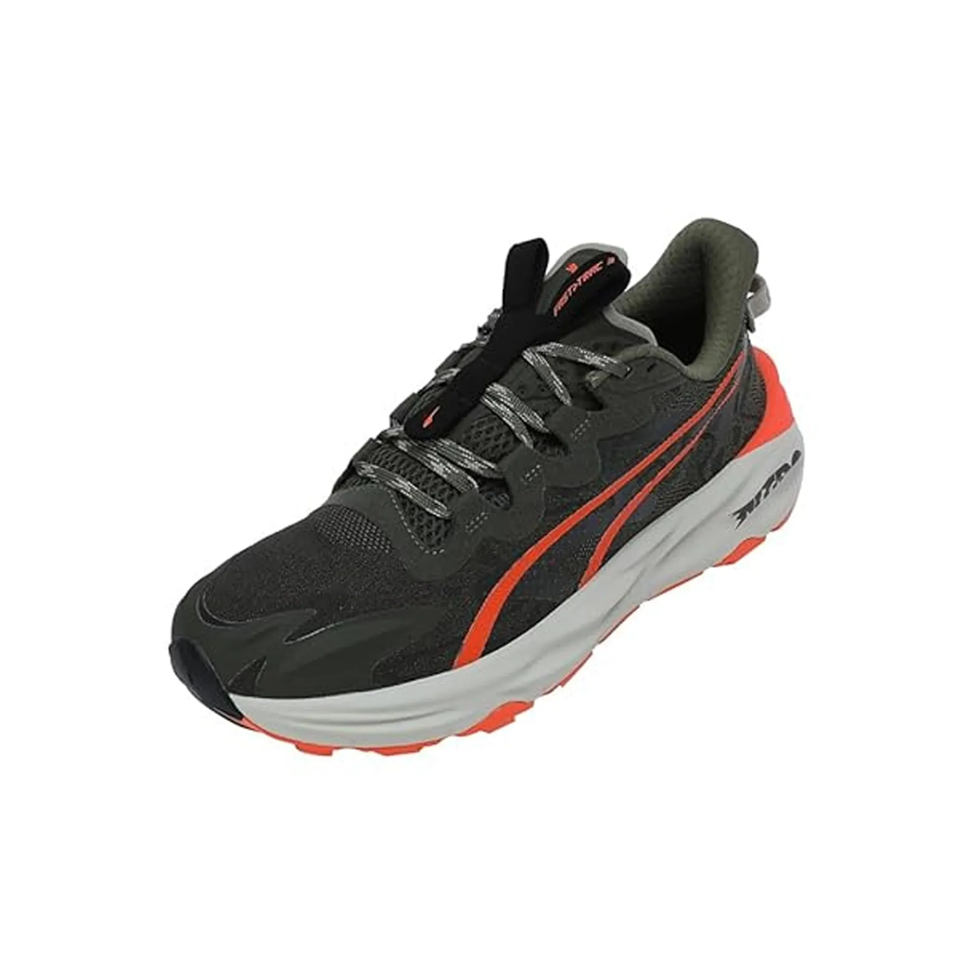 Puma Fast-Trac NITRO™ 3 Men's Trail Running Shoes (Dark Olive-Flame Flicker-Desert Dust) 37978602