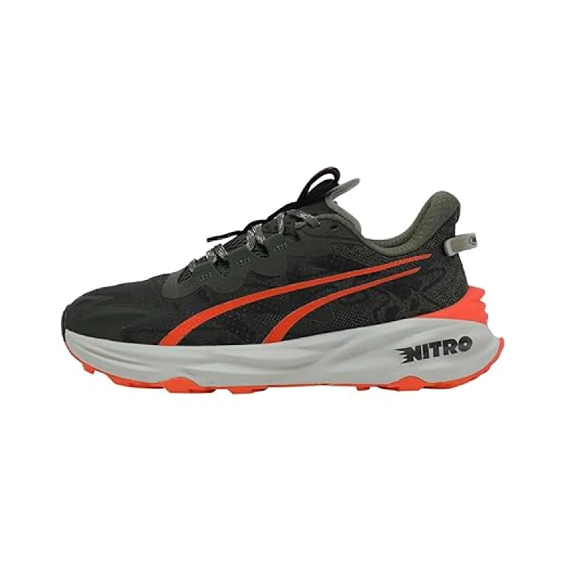 Puma Fast-Trac NITRO™ 3 Men's Trail Running Shoes (Dark Olive-Flame Flicker-Desert Dust) 37978602