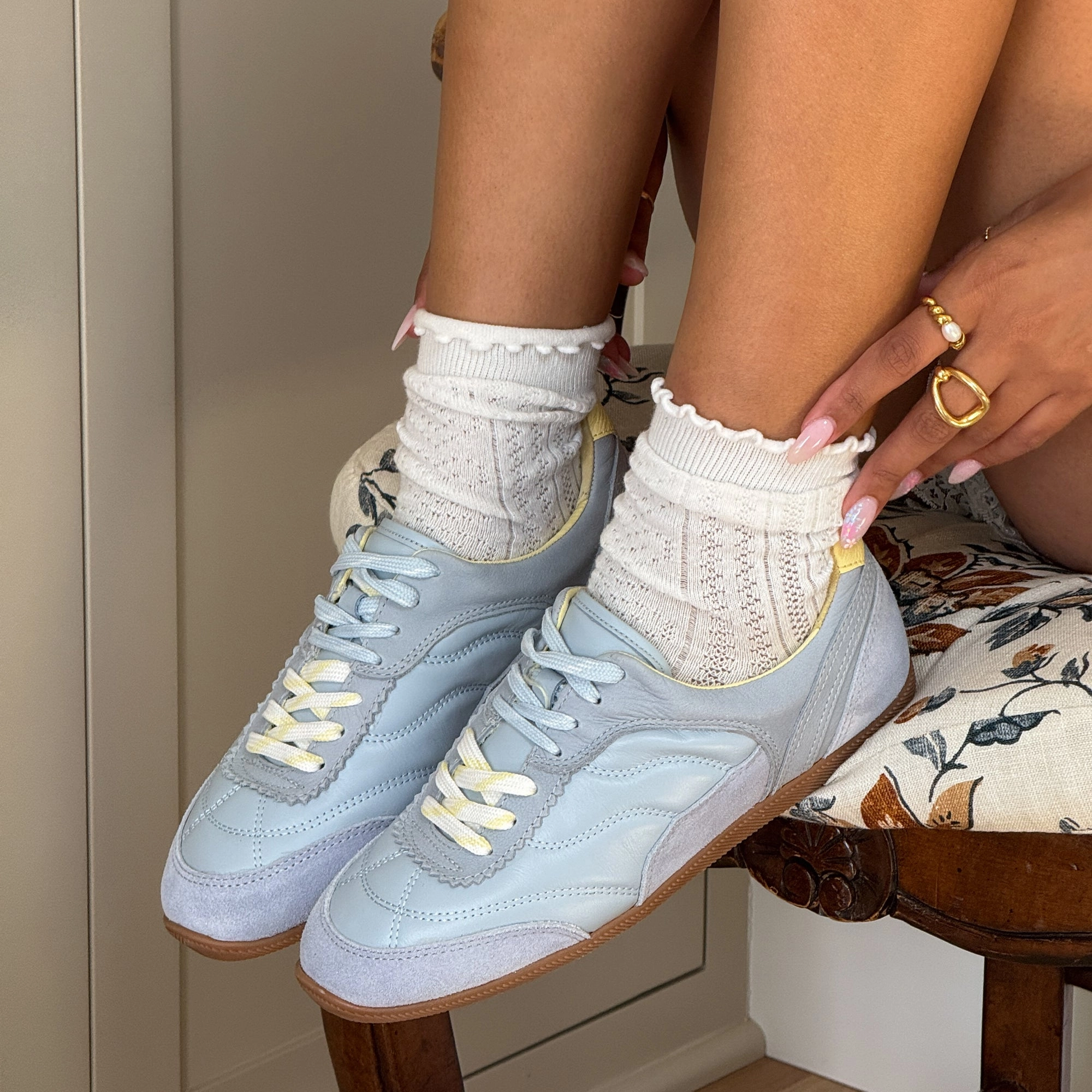 LAINI SNEAKERS BLUE MULTI LEATHER Max Agility