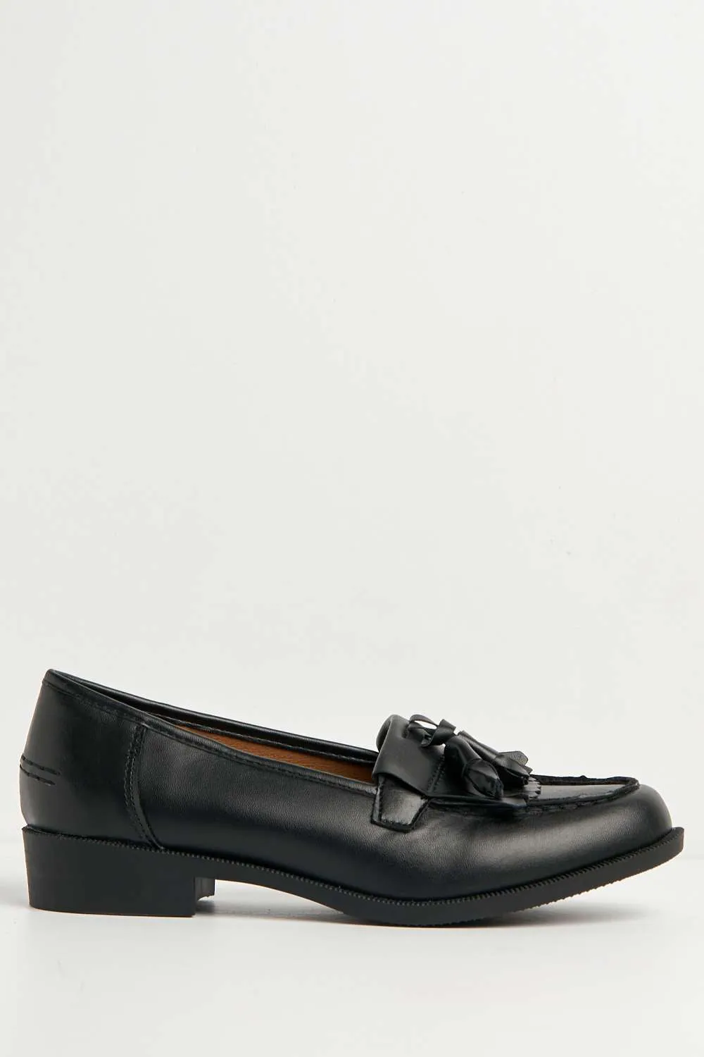 Radley Flat Fringe Toggle Loafer in Black Matt