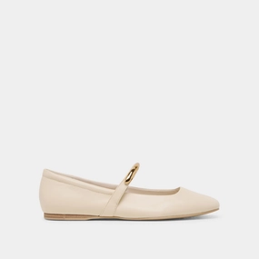 Reliable Footwear RADYA BALLET FLATS CREME LEATHER