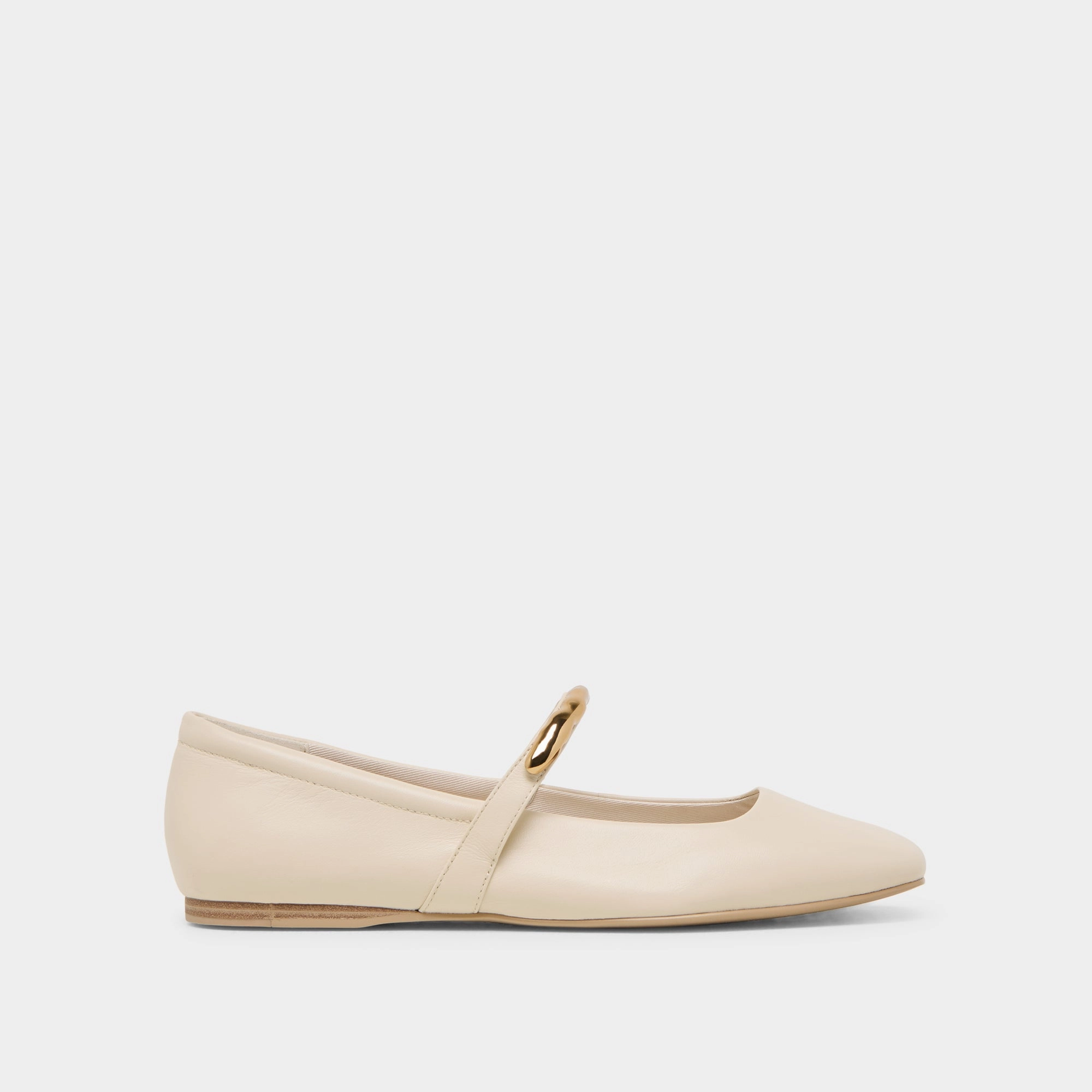 Reliable Footwear RADYA BALLET FLATS CREME LEATHER