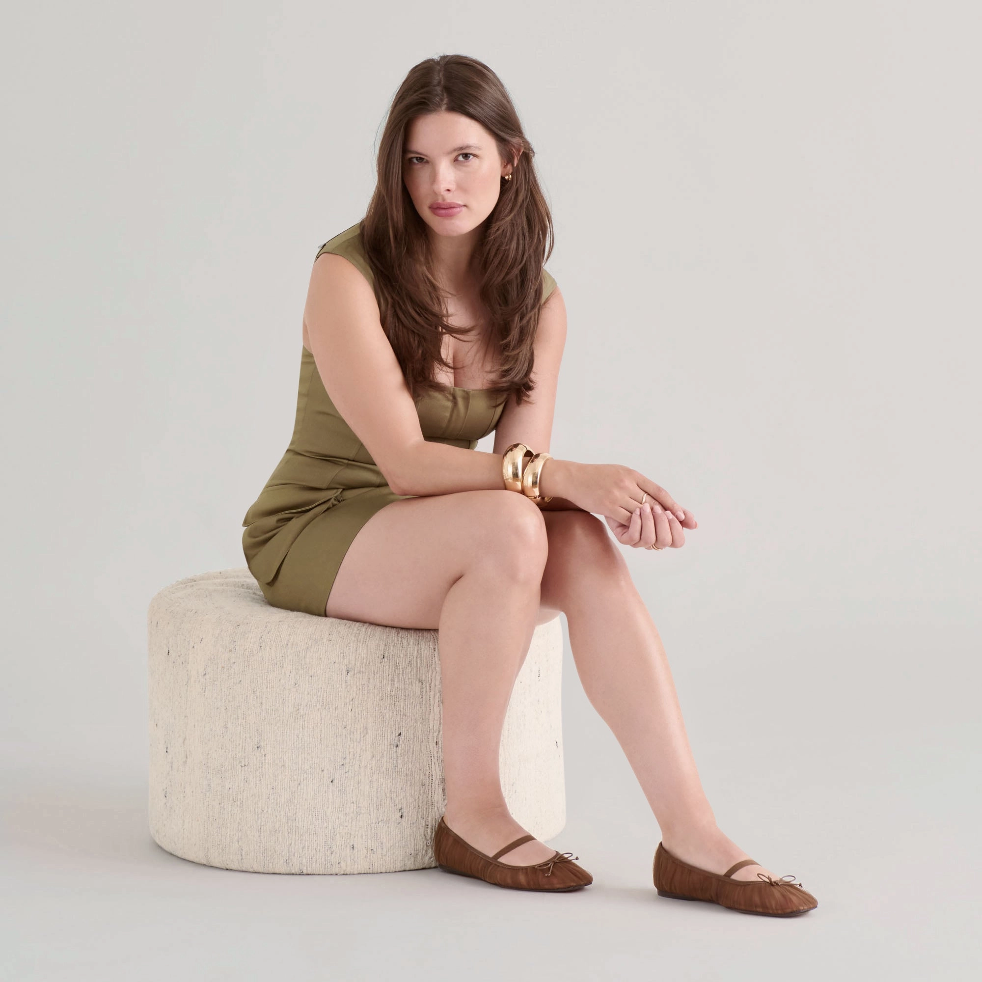 Moon Glow Harbor Pier RAEVEN BALLET FLATS MID BROWN TULLE