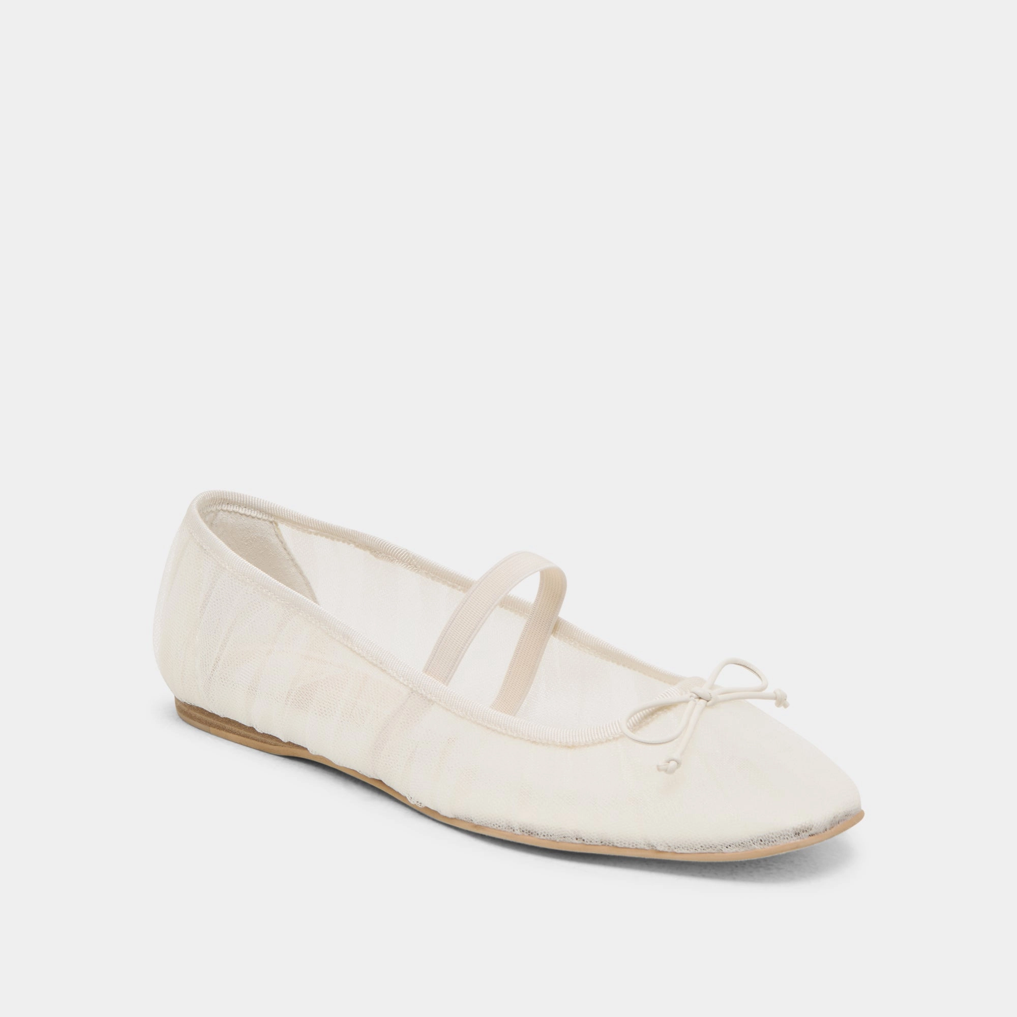 RAEVEN BALLET FLATS WHITE TULLE Class Step Cold resistant