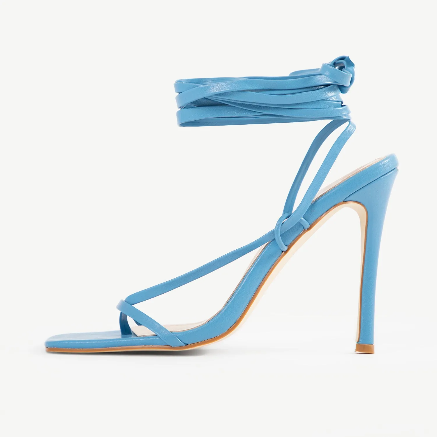 RAID Donnie Lace Up Heel In Blue