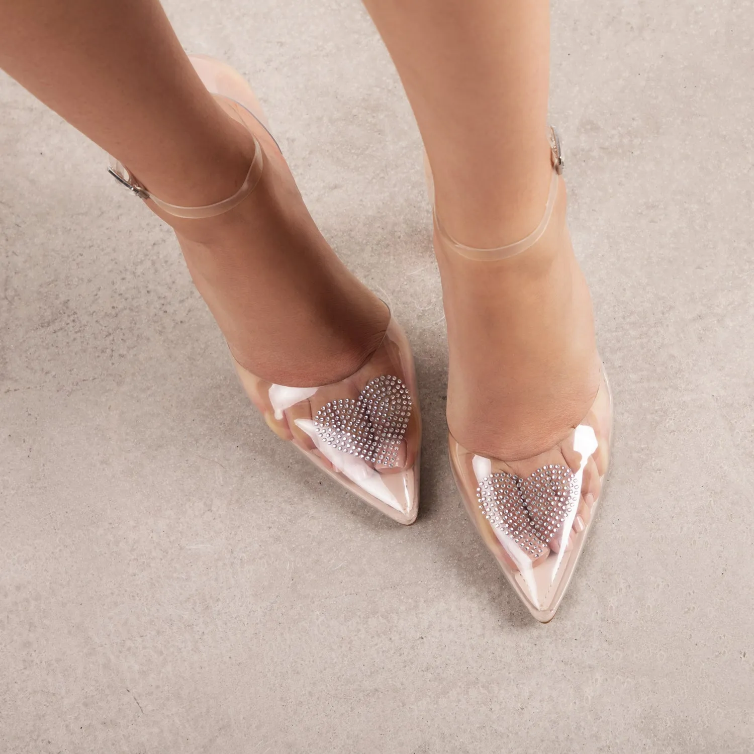 RAID Ezrah Court Heel In Nude