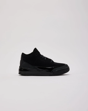 Jordan Air Jordan 3 Retro 'Black Cat' Pre-School familiar formal wearers' dress shoes