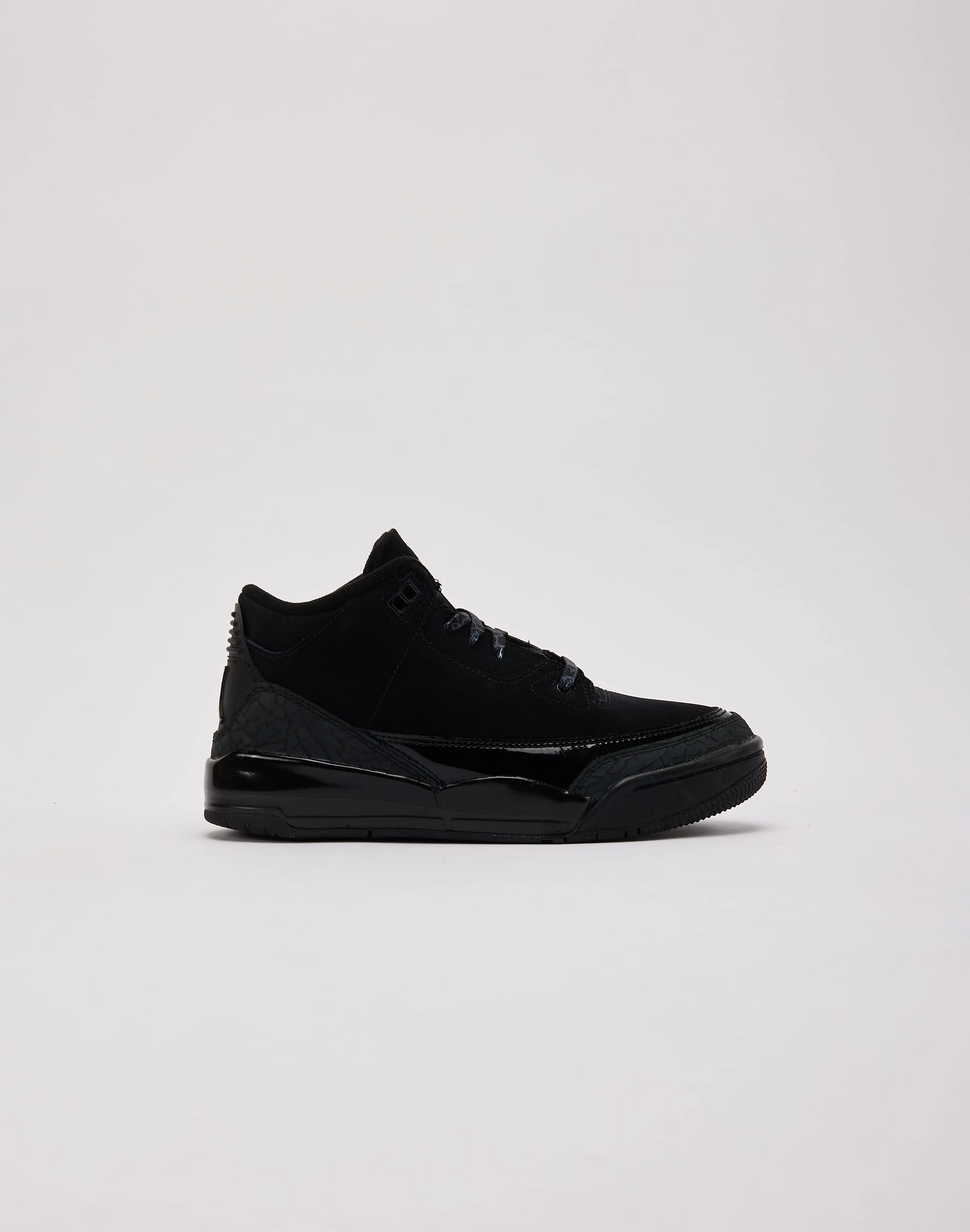 Jordan Air Jordan 3 Retro 'Black Cat' Pre-School familiar formal wearers' dress shoes