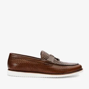 The Sperry Tan Leather Tassel Loafer Men Shoe Nordic style