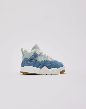Jordan Air Jordan 4 Retro TEX 'Worn Blue' Toddler Flex Groove Design