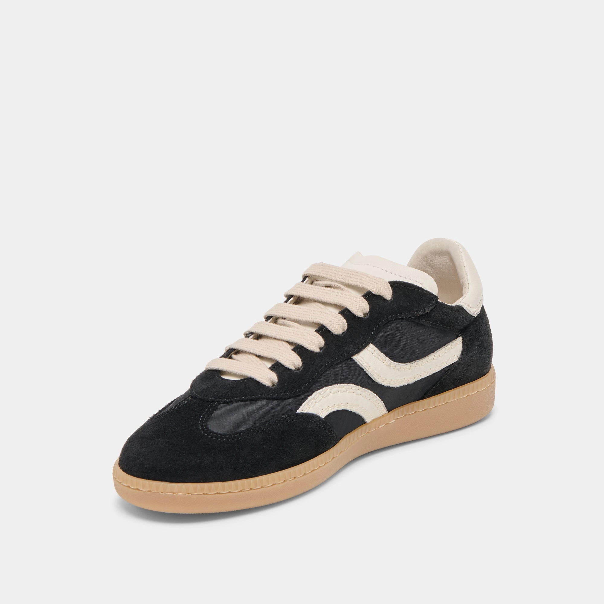 Flexible Torsion Bar Layered sole REBEL SNEAKERS BLACK NYLON