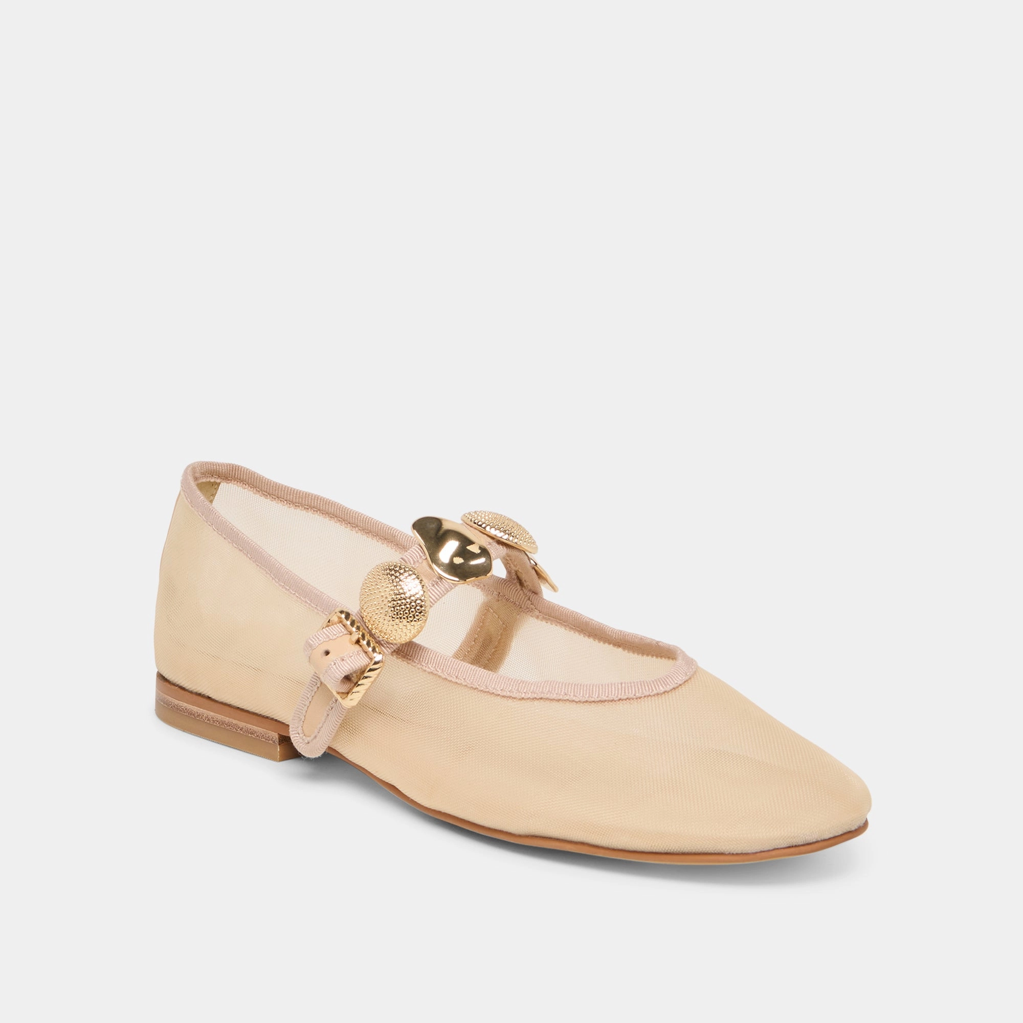 RELAN MESH BALLET FLATS FRENCH VANILLA MESH Town Light Soft Walk