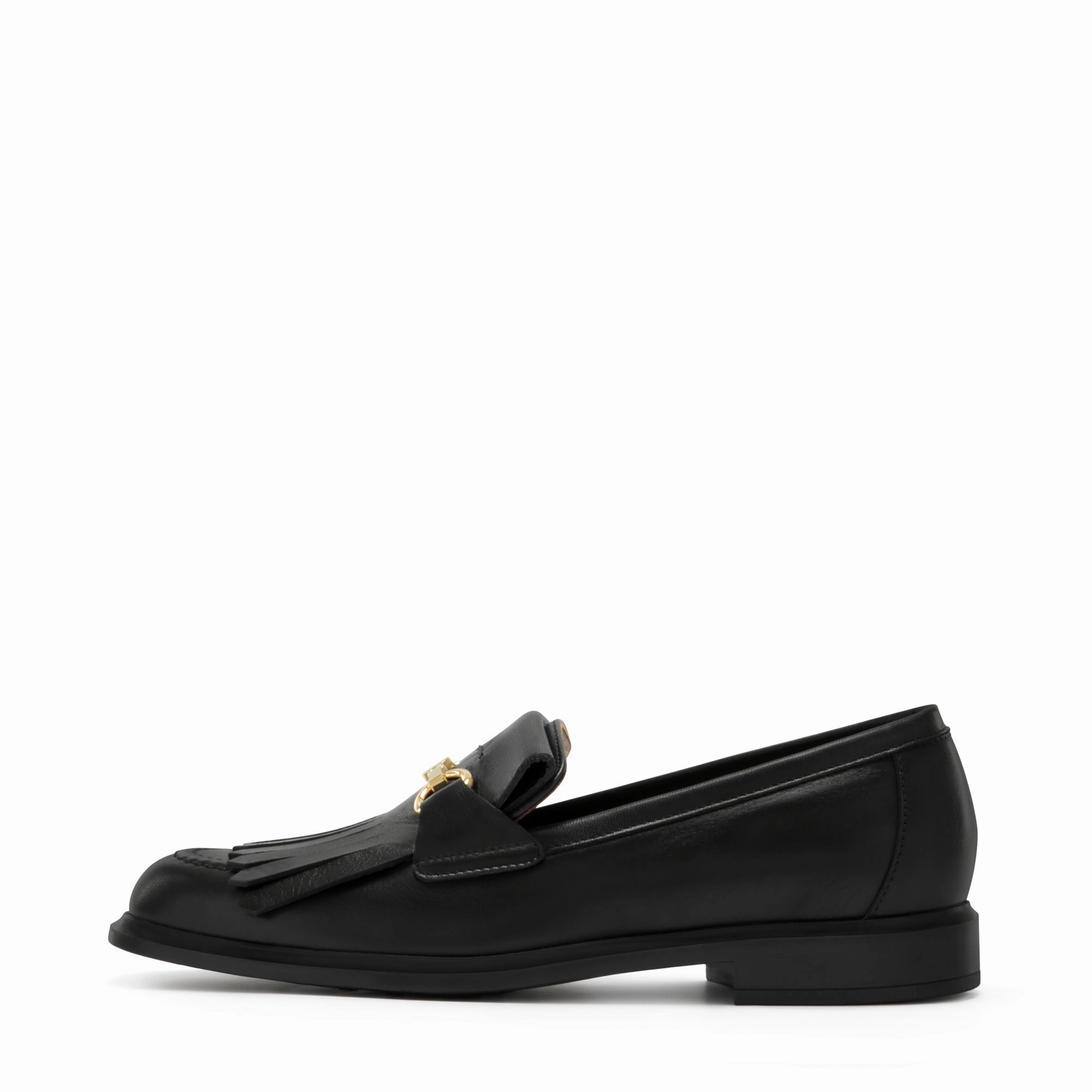 Brunch Out Vend?me Lave black calfskin leather loafers