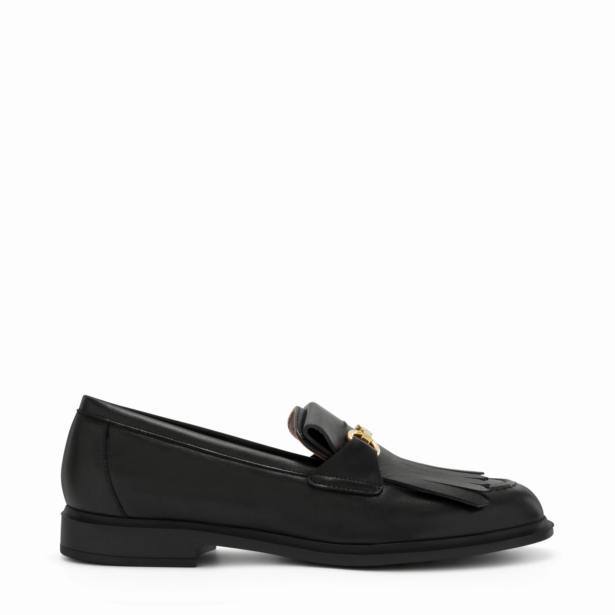 Step Light Vend?me Lave black calfskin leather loafers