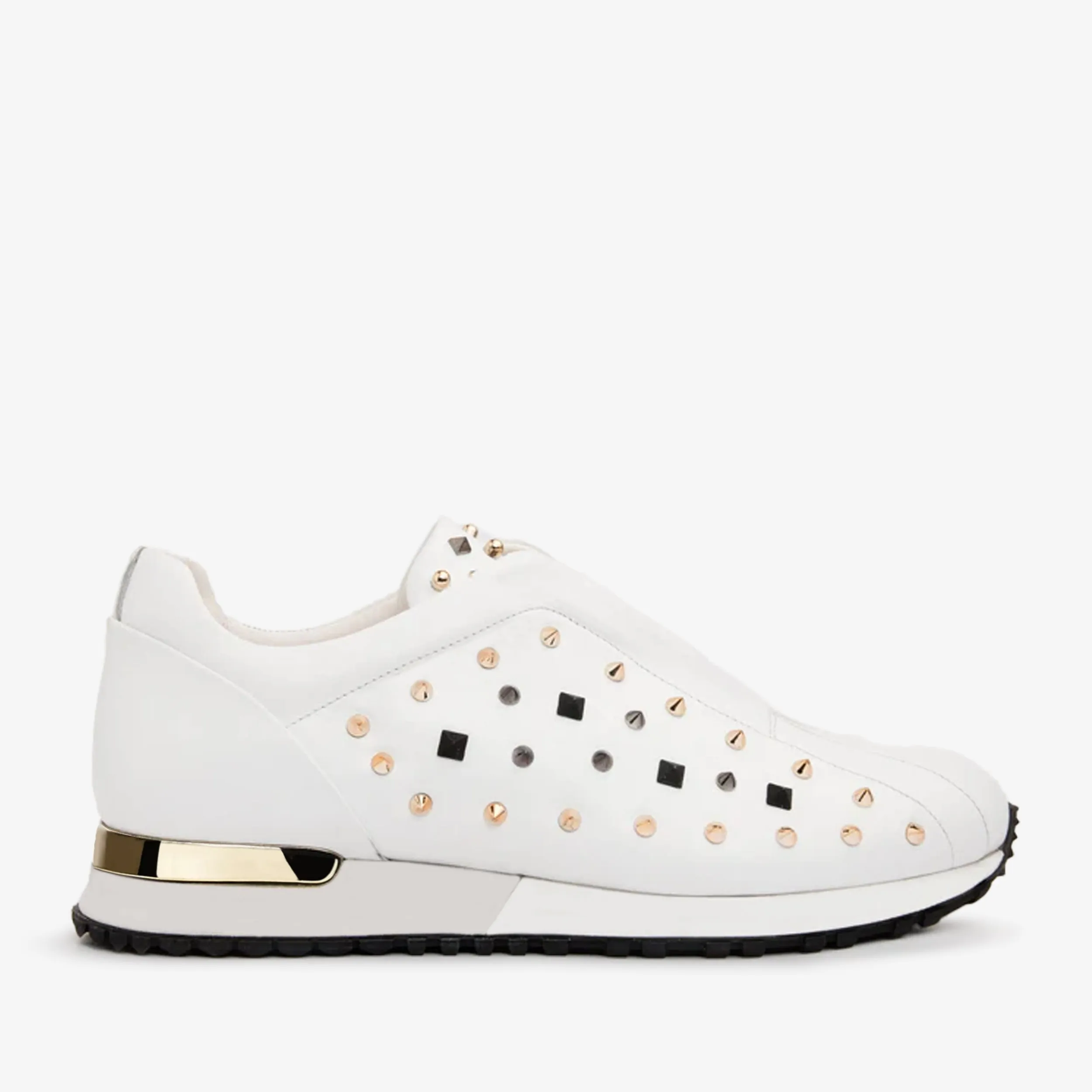 The Infanta White Spike Leather Men Sneaker Limited Edition Active Use Active Days