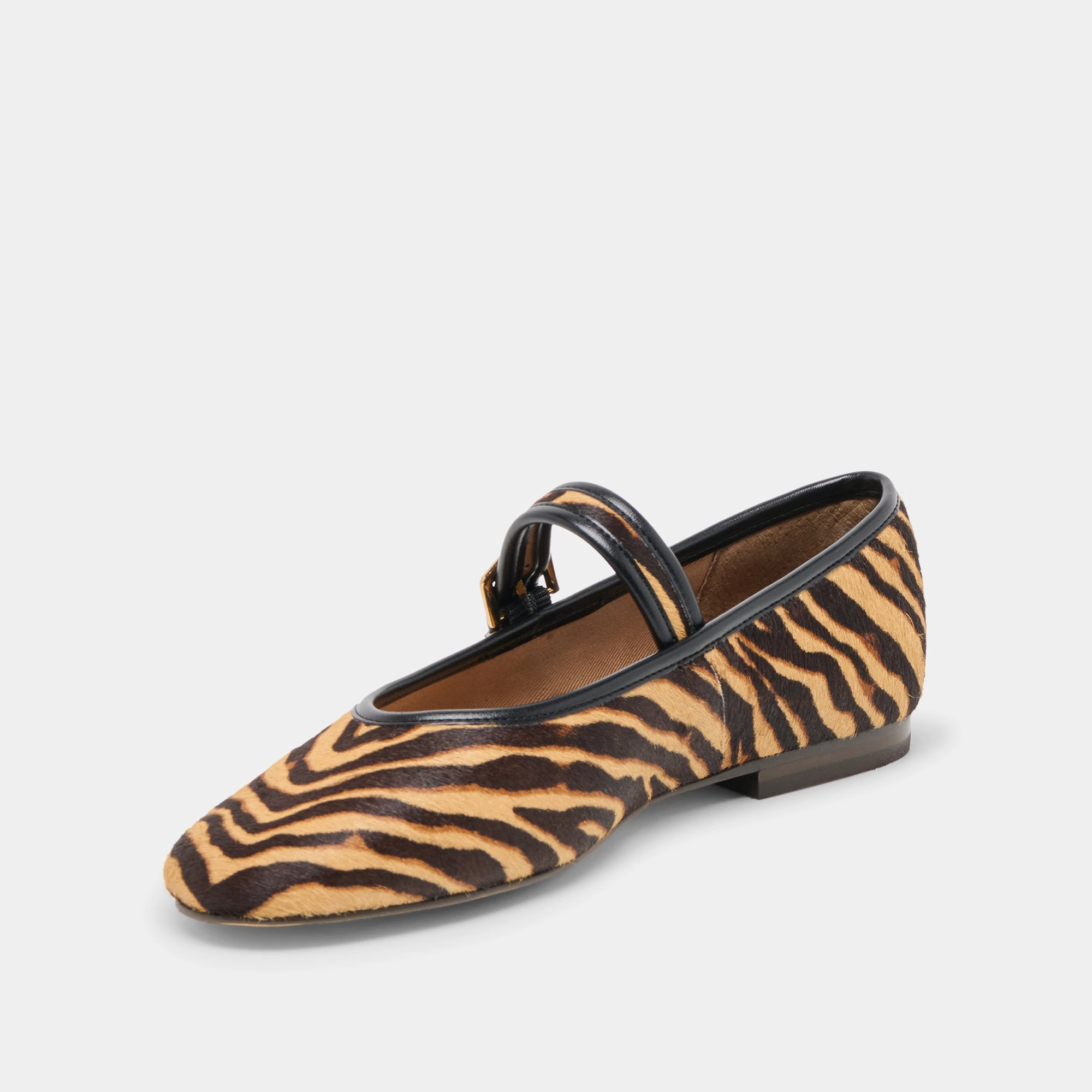 ROSLYN BALLET FLATS TIGER CALF HAIR Rock Step