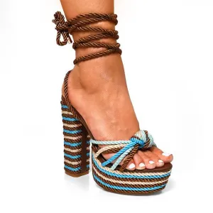Renee- Rope Stack Heels