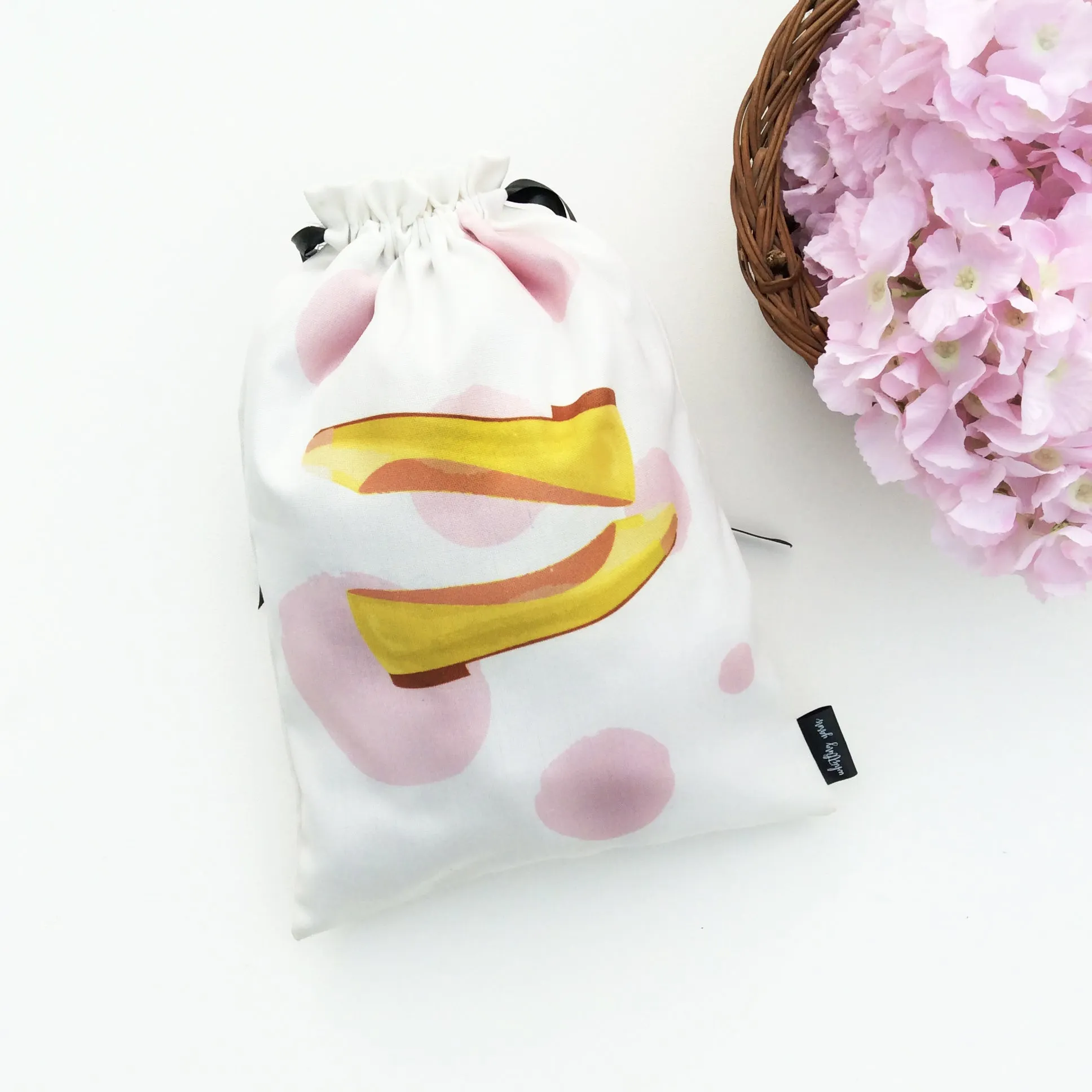 Retro Blush Shoe Bags